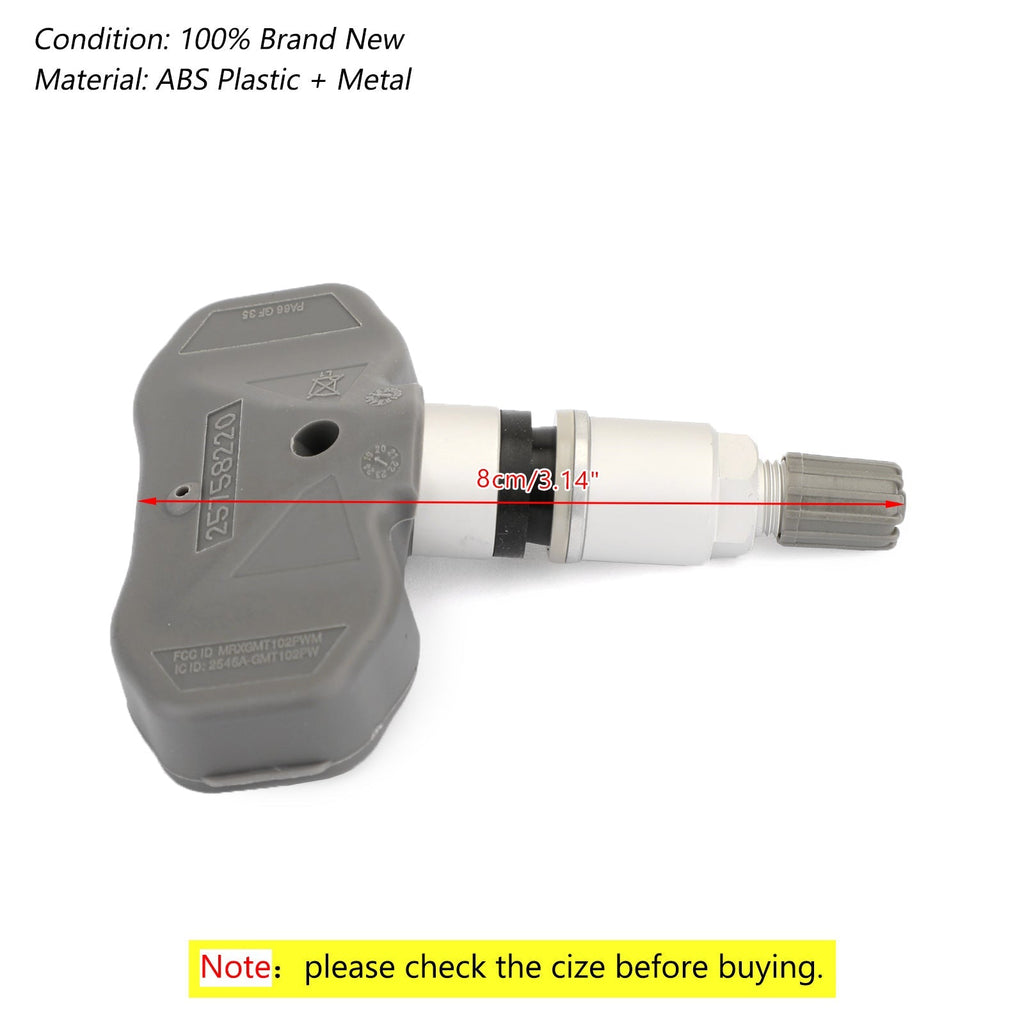 TPMS Tire Pressure Monitoring Sensor 25758220 For 2005-2009 Corvette C6 Single Unit