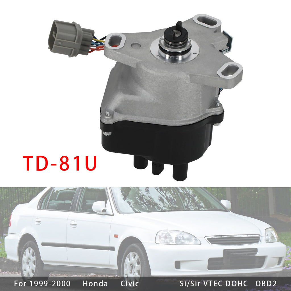 TD81U Ignition Distributor for 1996 1997 Honda Del Sol B16A3 1.6L VTEC Engine