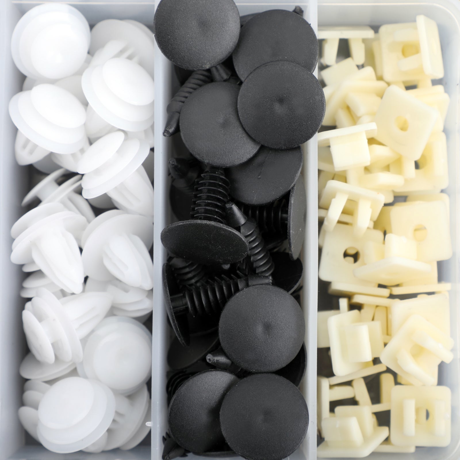 150 Piece Automotive Push Rivet Clip Kit for Door Panels Bumpers and Panel Repairs