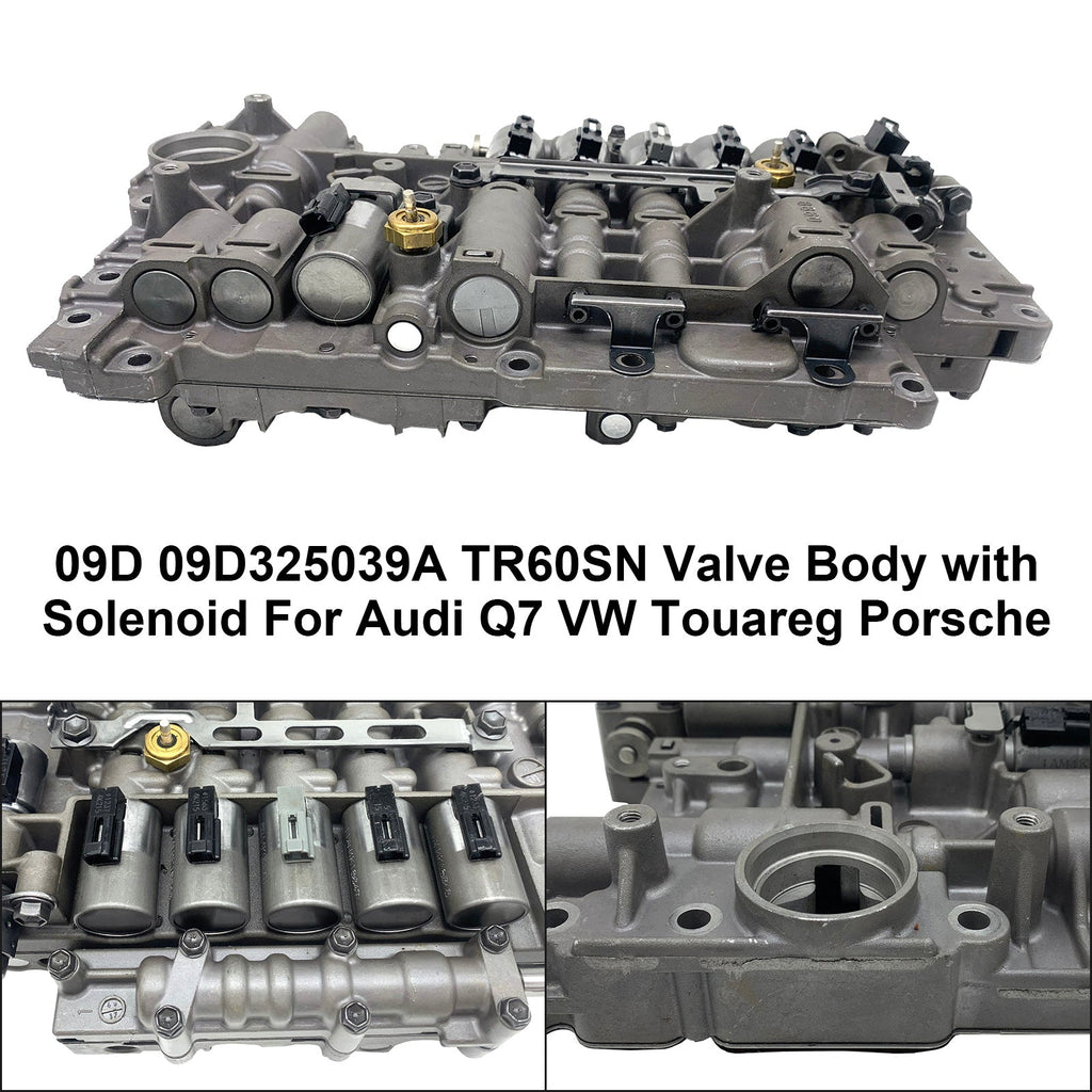 09D325039A Valve Body Assembly with Solenoid for Audi Q7 and VW Touareg 09D