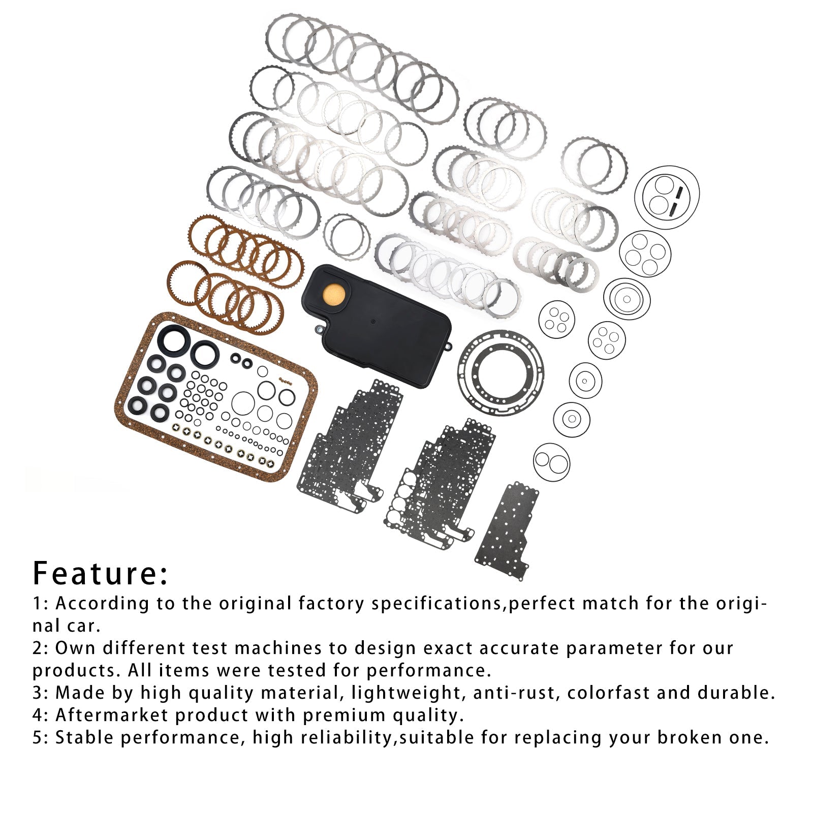 2001-2011 MITSUBISHI CHALLENGER V6 3.0L New Transmission Master Rebuild Kit V4A51 R4A51