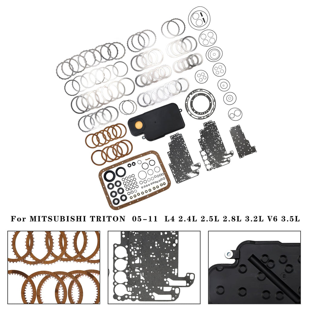 2001-2005 MITSUBISHI G WAGON L4 2.8L New Transmission Master Rebuild Kit V4A51 R4A51