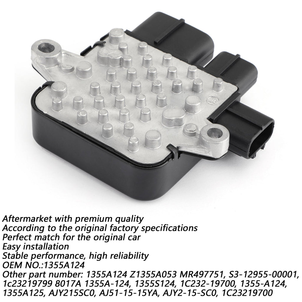 1355A124 Engine Cooling Fan Module Control Unit For 2002-2007 Mitsubishi Outlander Lancer