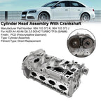 06H103373J AUDI 2.0L DOHC TFSI EA888 Engine Cylinder Head Crankshaft Assembly A4 A5 A6 Q5