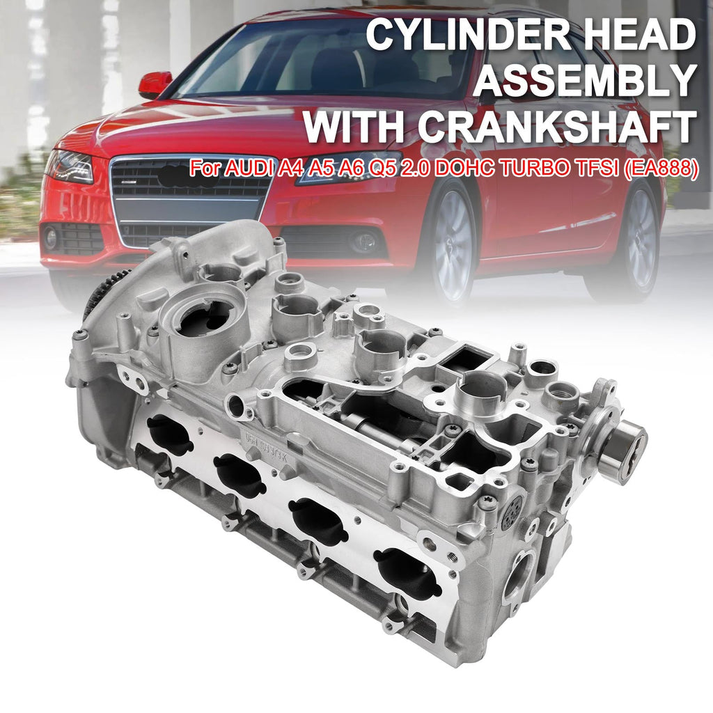 06H103373J AUDI 2.0L DOHC TFSI EA888 Engine Cylinder Head Crankshaft Assembly A4 A5 A6 Q5