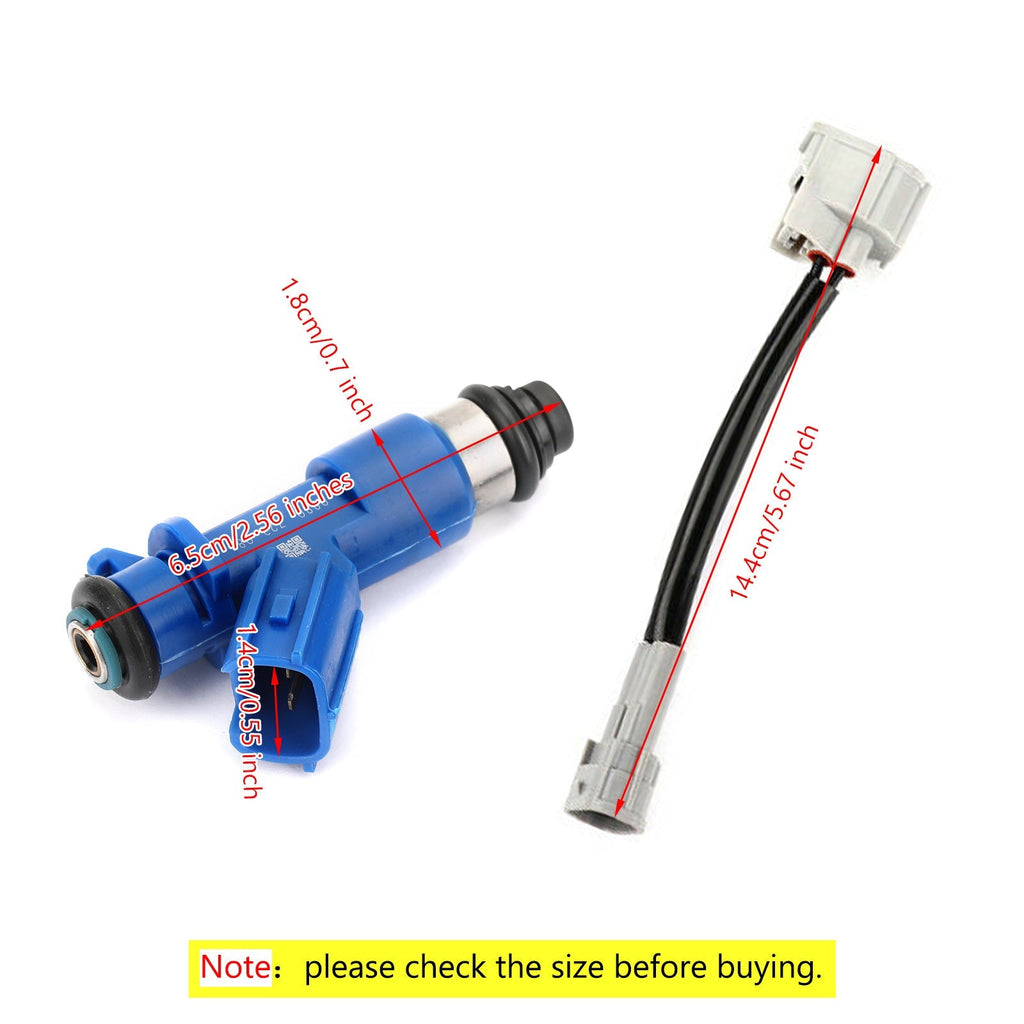 New 410Cc Denso Fuel Injector Single Unit 16450Rwca01 Honda Acura Compatible