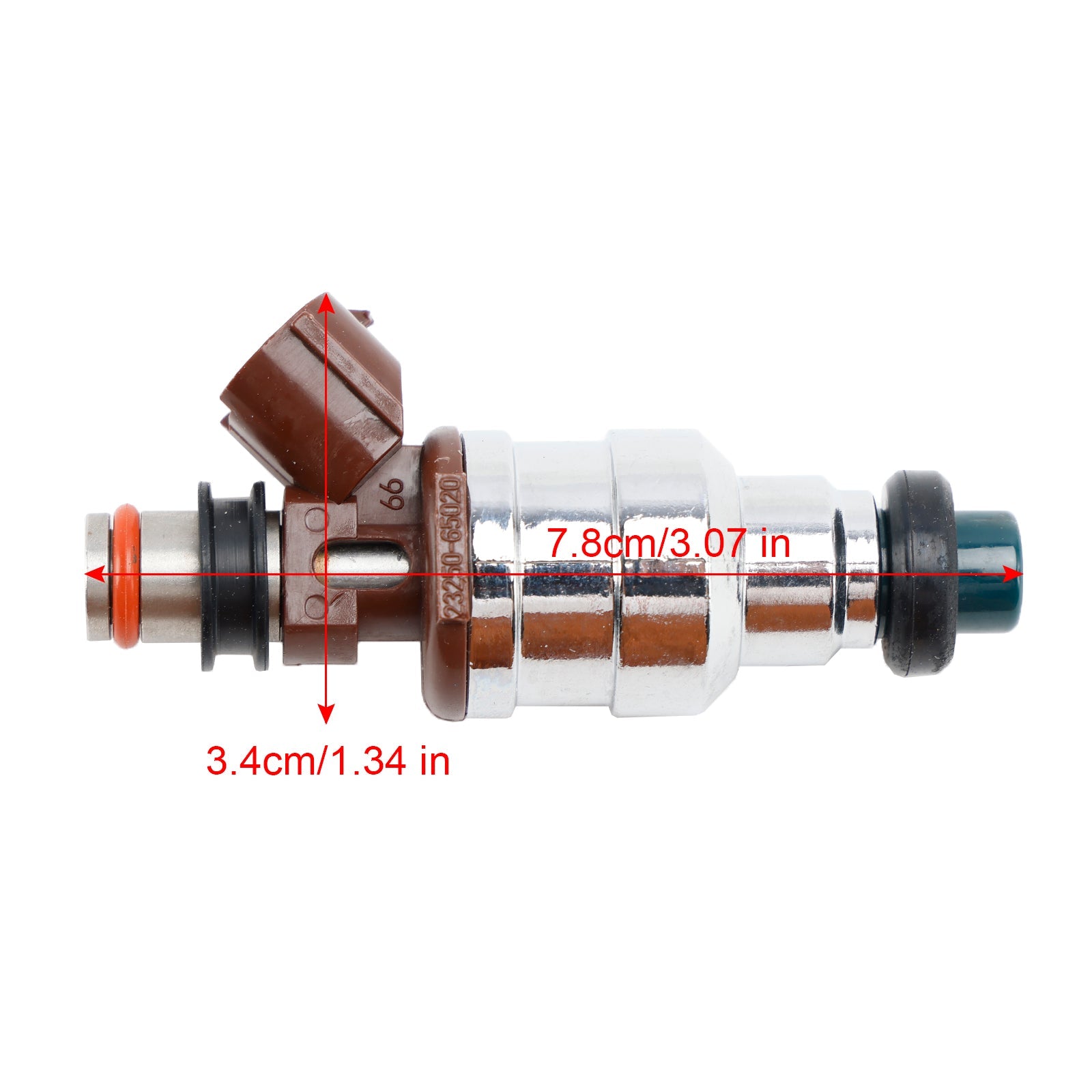Single Fuel Injector Compatible with Toyota 4Runner and Pickup 1989-1995 3VZE 3.0L V6 Engine 23209-65020