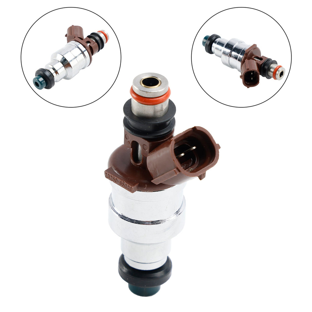 Single Fuel Injector Compatible with Toyota 4Runner and Pickup 1989-1995 3VZE 3.0L V6 Engine 23209-65020