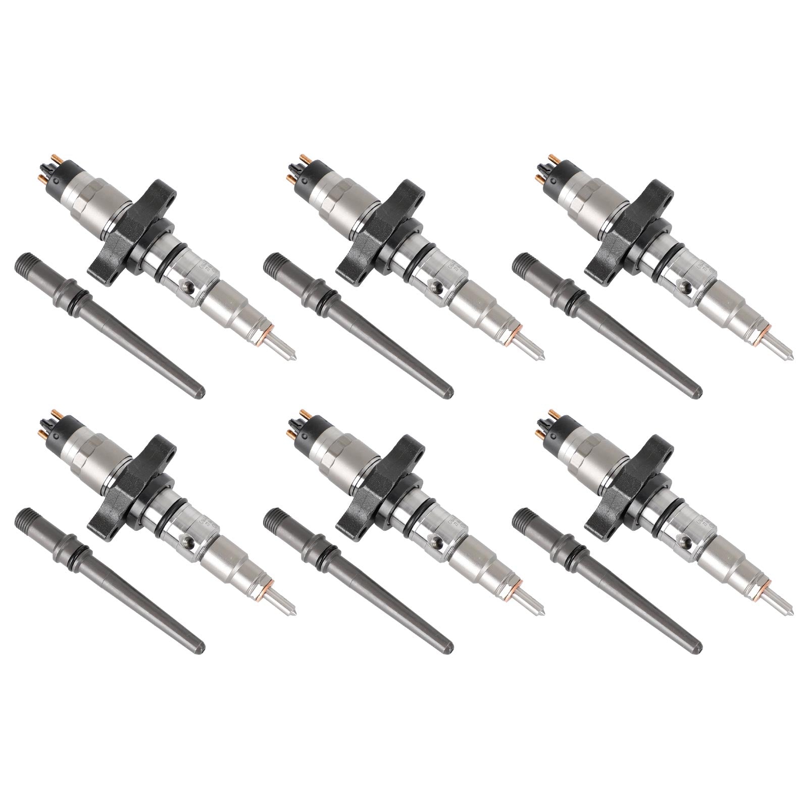 Diesel Fuel Injector 0445120255 for 2003-2004 Dodge Ram 2500 3500 5.9L Early Production Common Rail - 1PCS/6PCS