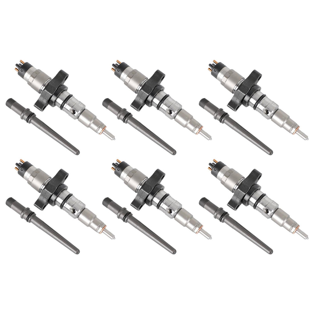 1PCS/6PCS Common Rail Diesel Fuel Injector 0445120255 Compatible with 2003-2004 Dodge Ram 2500 3500 5.9L Early Build