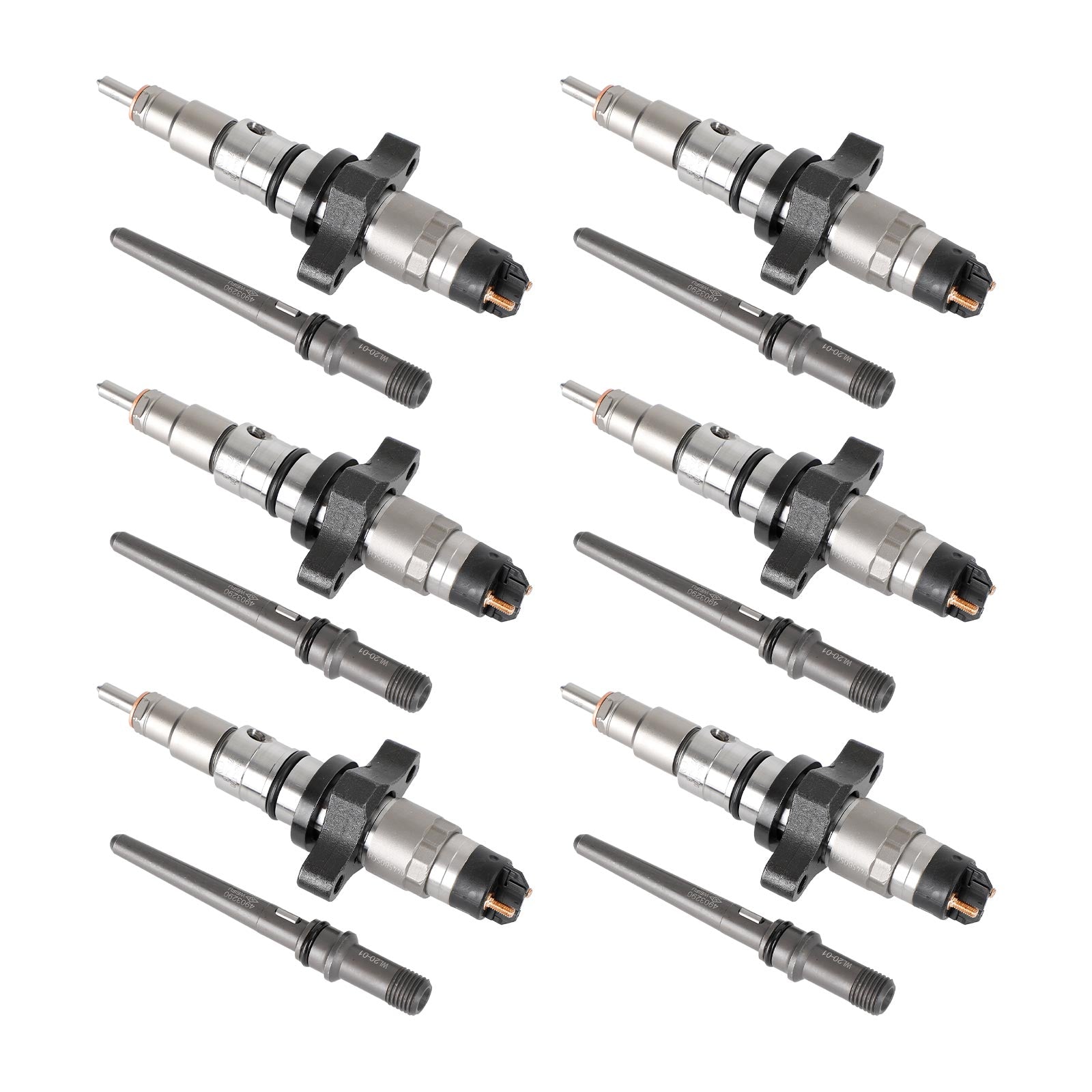 2003-2004 Dodge Ram Heavy Duty 2500 3500 Pickup 5.9L Diesel Common Rail Injector 0445120255 Single or 6-Pack