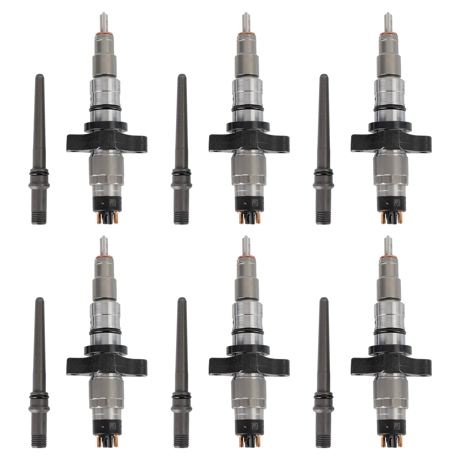 Diesel Fuel Injector 0445120255 for 2003-2004 Dodge Ram 2500 3500 5.9L Early Production Common Rail - 1PCS/6PCS