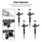 4 Fuel Injectors 23670-0R020 Compatible with Toyota RAV4 and Corolla 095000-6040
