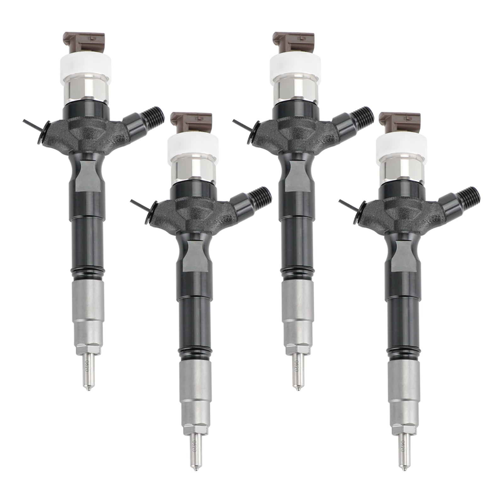 4 Fuel Injectors 23670-0R020 Compatible with Toyota RAV4 and Corolla 095000-6040