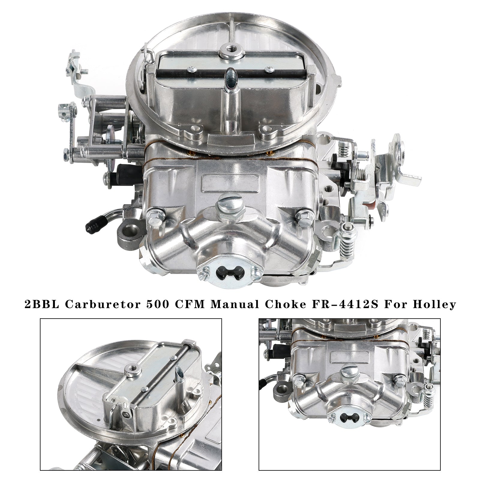 500 CFM Manual Choke 2 Barrel Carburetor Holley FR-4412S High Performance
