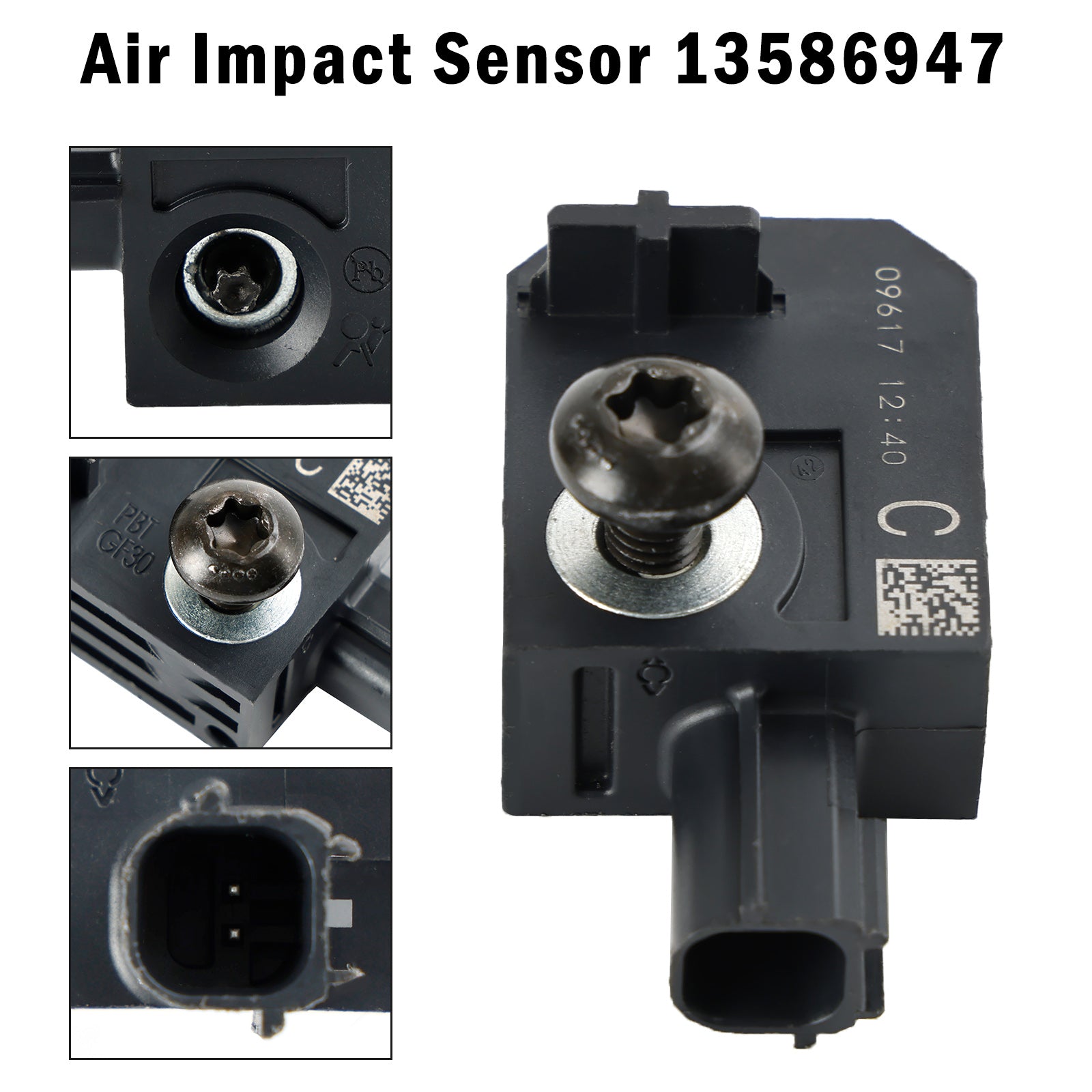 13586947 Rear Air Impact Sensor Left and Right Side for Chevrolet Buick GMC