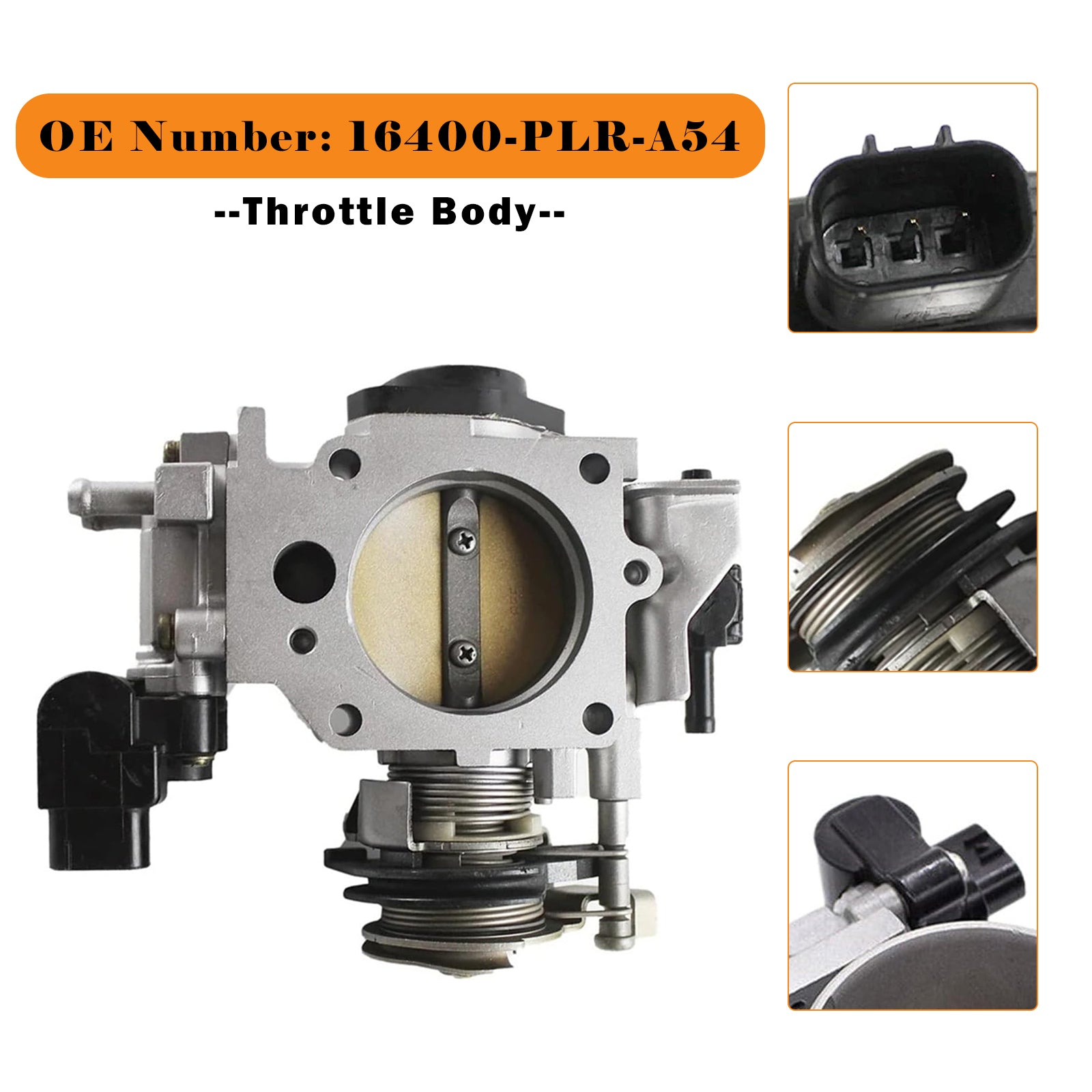 2001-2005 Honda Civic 1.7L Automatic Transmission Throttle Body 16400-PLR-A54