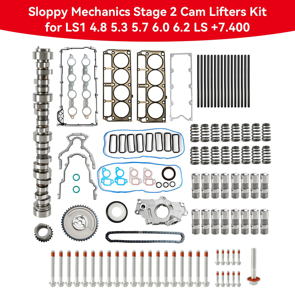 2001-2005 5.7L LS6 V-8 Sloppy Mechanics Stage 2 Cam Lifters Kit