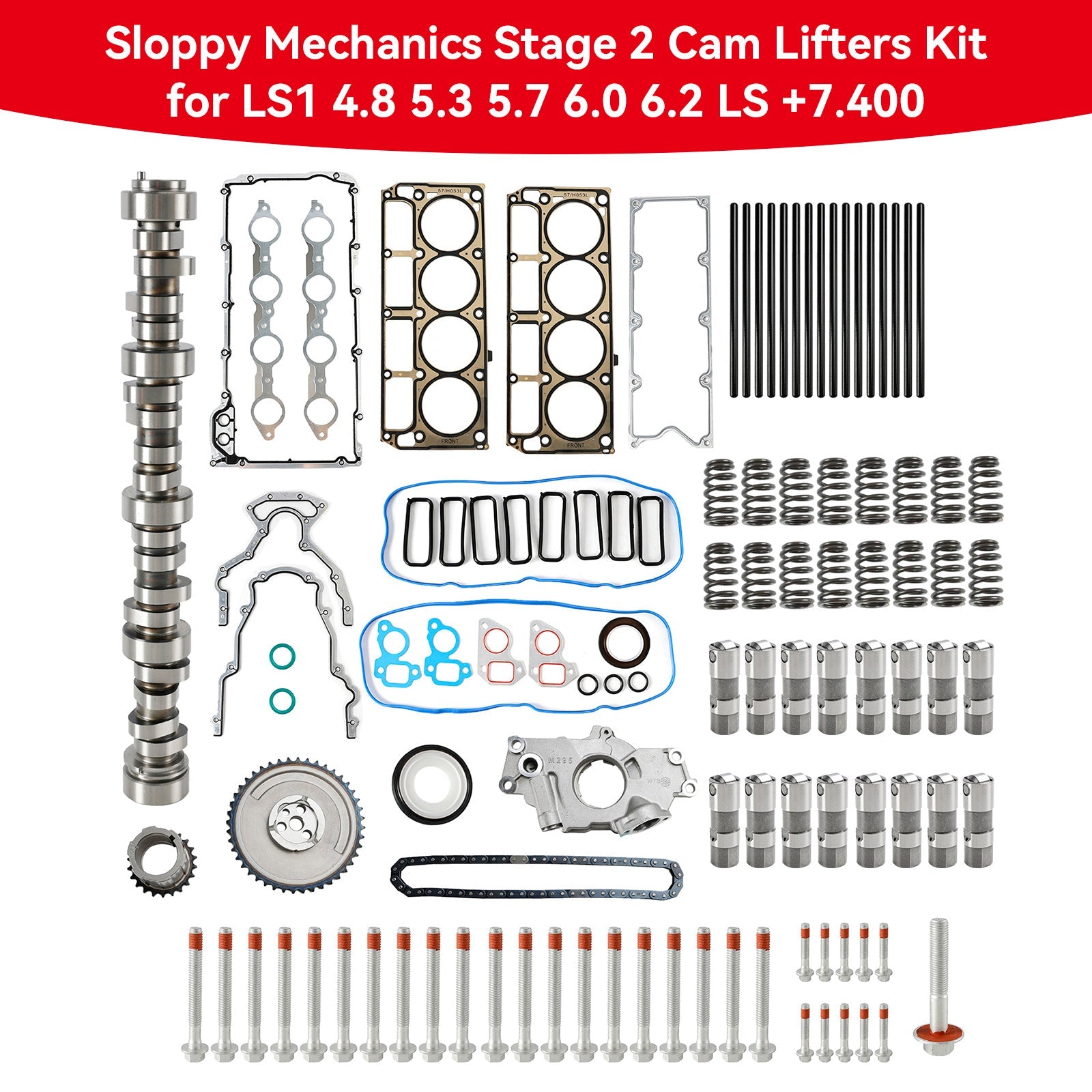 2001-2005 5.7L LS6 V-8 Sloppy Mechanics Stage 2 Cam Lifters Kit