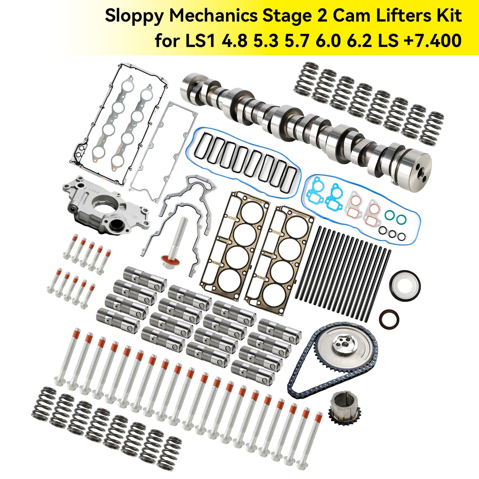 2001-2005 LS6 5.7L V8 Sloppy Mechanics Stage 2 Performance Cam Lifters Set