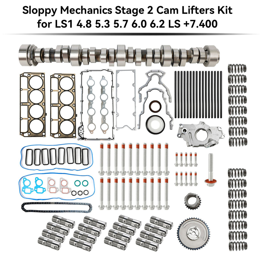 2001-2005 5.7L LS6 V-8 Sloppy Mechanics Stage 2 Cam Lifters Kit
