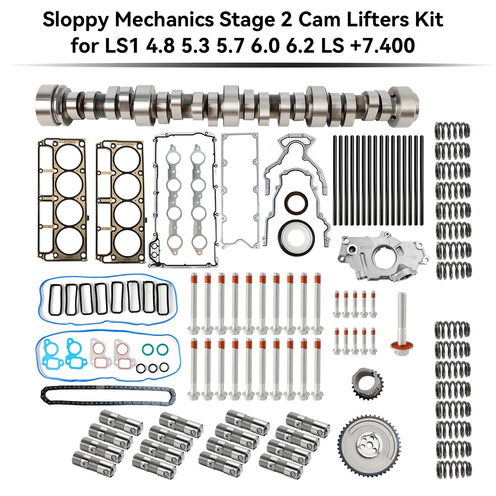 2001-2005 LS6 5.7L V8 Sloppy Mechanics Stage 2 Performance Cam Lifters Set