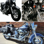 Engine Guard Crash Bar for 2000-2017 Harley Softail Deluxe FLSTC FLSTCI Fat Boy FLSTF FLSTFI