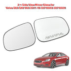 Replacement Side View Mirror Glass Set for 2011-18 Volvo S60 V60 S80