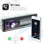 1 DIN In-Dash Bluetooth Stereo Radio MP3 Player with USB AUX FM AM RDS DAB
