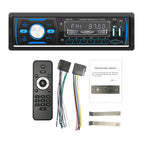 1 DIN In-Dash Bluetooth Stereo Radio MP3 Player with USB AUX FM AM RDS DAB