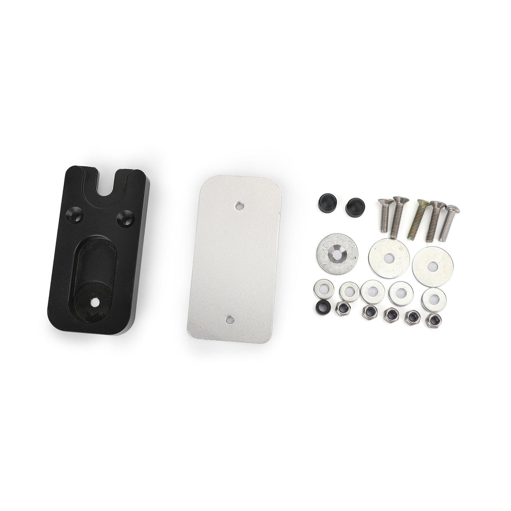 Motorcycle License Plate Holder Bracket Mount for Yamaha Honda Kawasaki BMW and Universal Fit