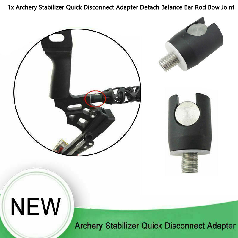 Archery Bow Stabilizer Quick Release Adapter Joint for Balance Bar Rod Detachment