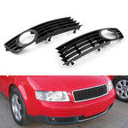 Generic Lower Bumper Grill Cover Fog Light Lamp 2 Piece Kit for Audi A4 B6 (2002-2005)