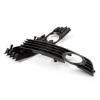 Fog Light Lamp Grille Cover Lower Bumper 2pc Set for Audi A4 B6 2002-2005