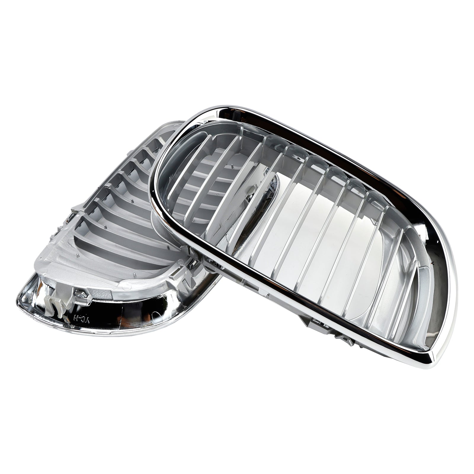 BMW 3 Series E46 Chrome Front Kidney Grille Hood 2002-2005 4 Door