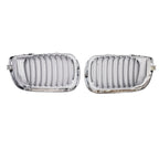 2002-2005 E46 BMW 3 Series 4-Door Chrome Front Kidney Hood Grill Insert