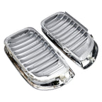 2002-2005 E46 BMW 3 Series 4-Door Chrome Front Kidney Hood Grill Insert