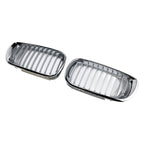 BMW 3 Series E46 Chrome Front Kidney Grille Hood 2002-2005 4 Door