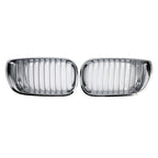 BMW 3 Series E46 Chrome Front Kidney Grille Hood 2002-2005 4 Door
