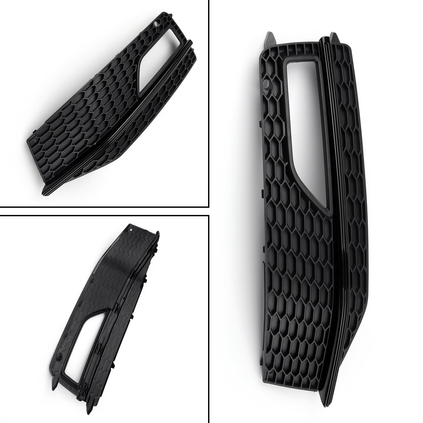 Left Bumper Fog Lamp Grille Cover For 2013 2014 2015 Audi A4 S-line S4 California Market