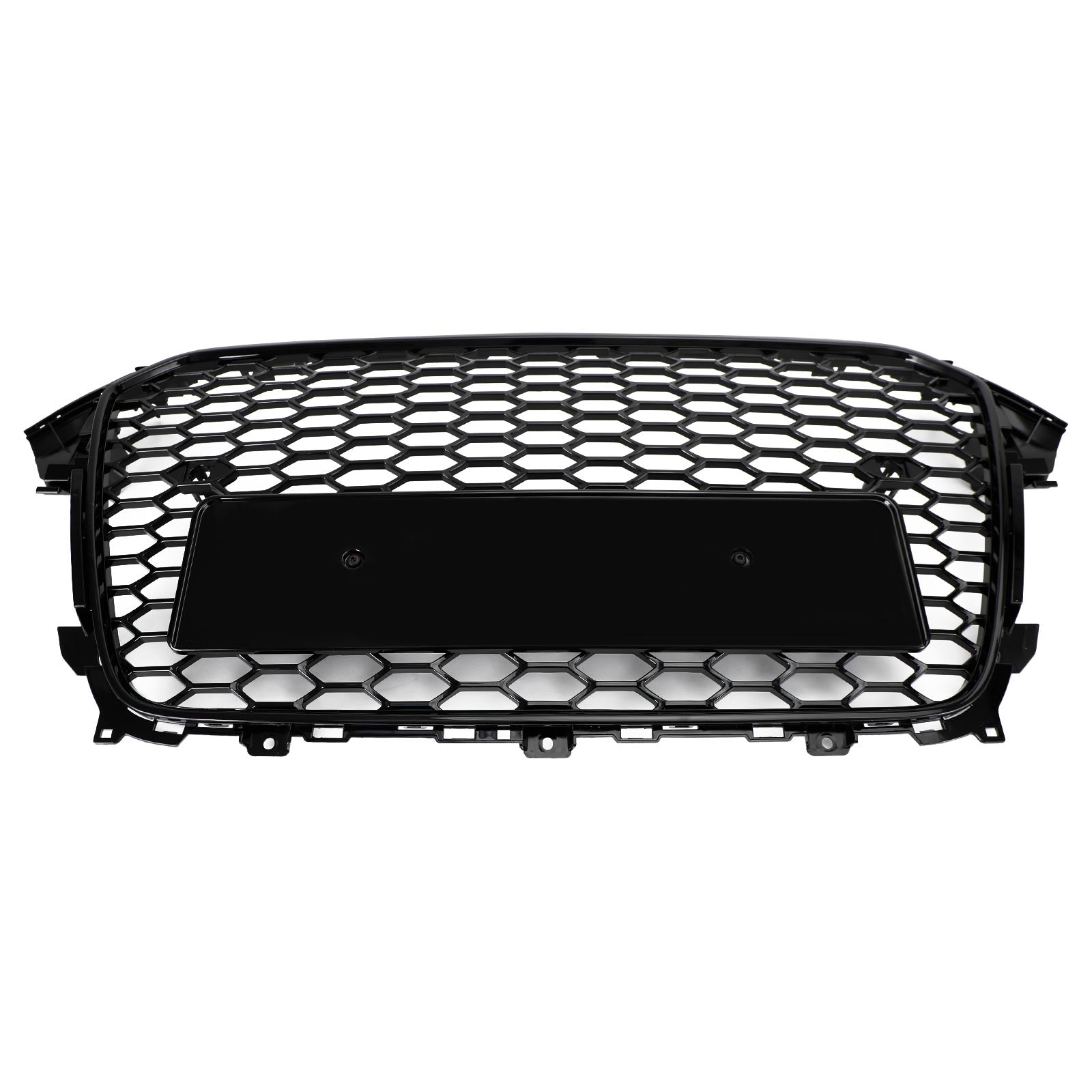 13-16 Audi A4 S4 RS4 Style Gloss Black Mesh Bumper Front Grille