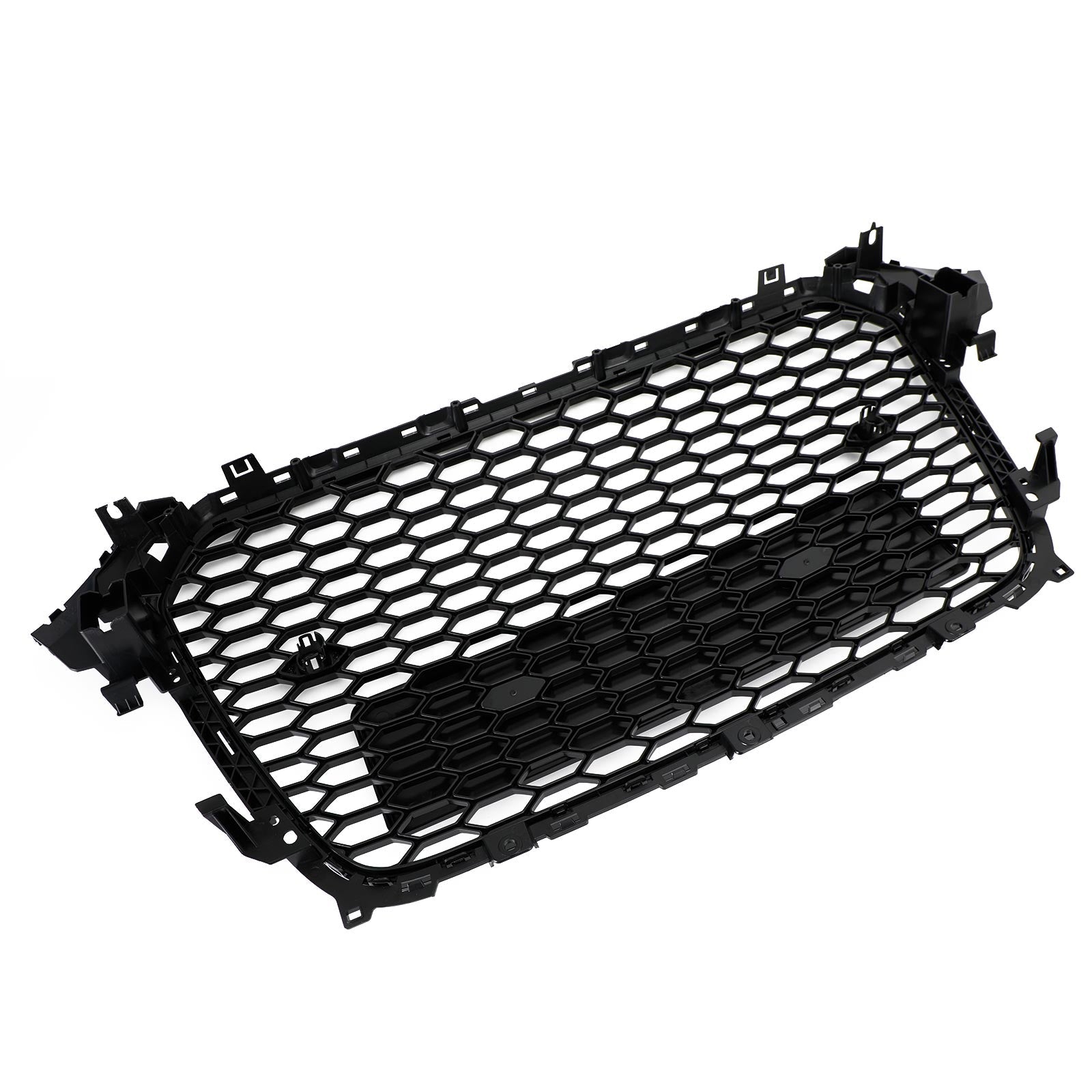 13-16 Audi A4 S4 RS4 Style Gloss Black Mesh Bumper Front Grille
