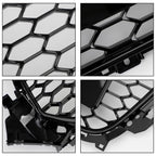 13-16 Audi A4 S4 RS4 Style Gloss Black Mesh Bumper Front Grille