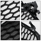 13-16 Audi A4 S4 RS4 Style Mesh Front Bumper Grille Grill Gloss Black