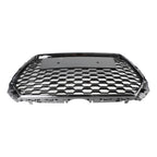 16-19 Audi A4 S4 Front Grille Black RS4 Honeycomb Mesh Hex Style Replacement