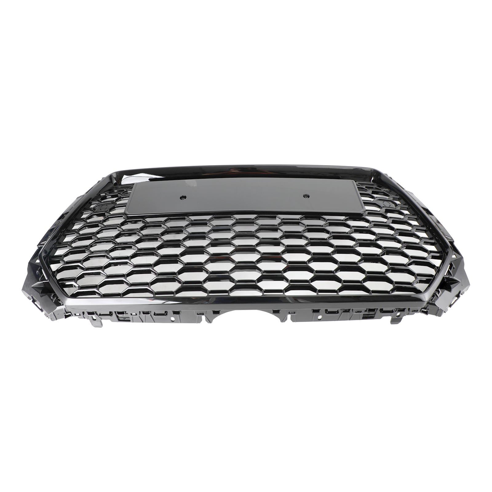 16-19 Audi A4 S4 Front Grille Black RS4 Honeycomb Mesh Hex Style Replacement
