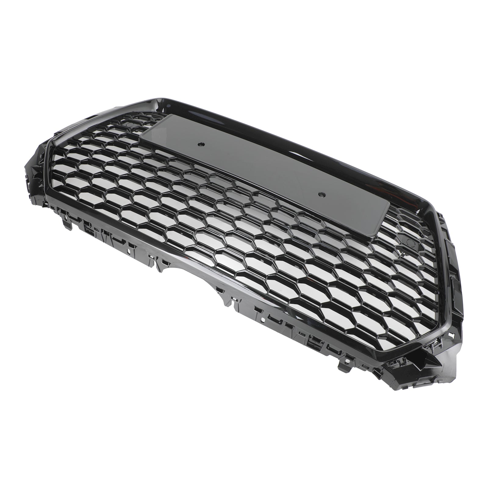 16-19 Audi A4 S4 Front Grille Black RS4 Honeycomb Mesh Hex Style Replacement