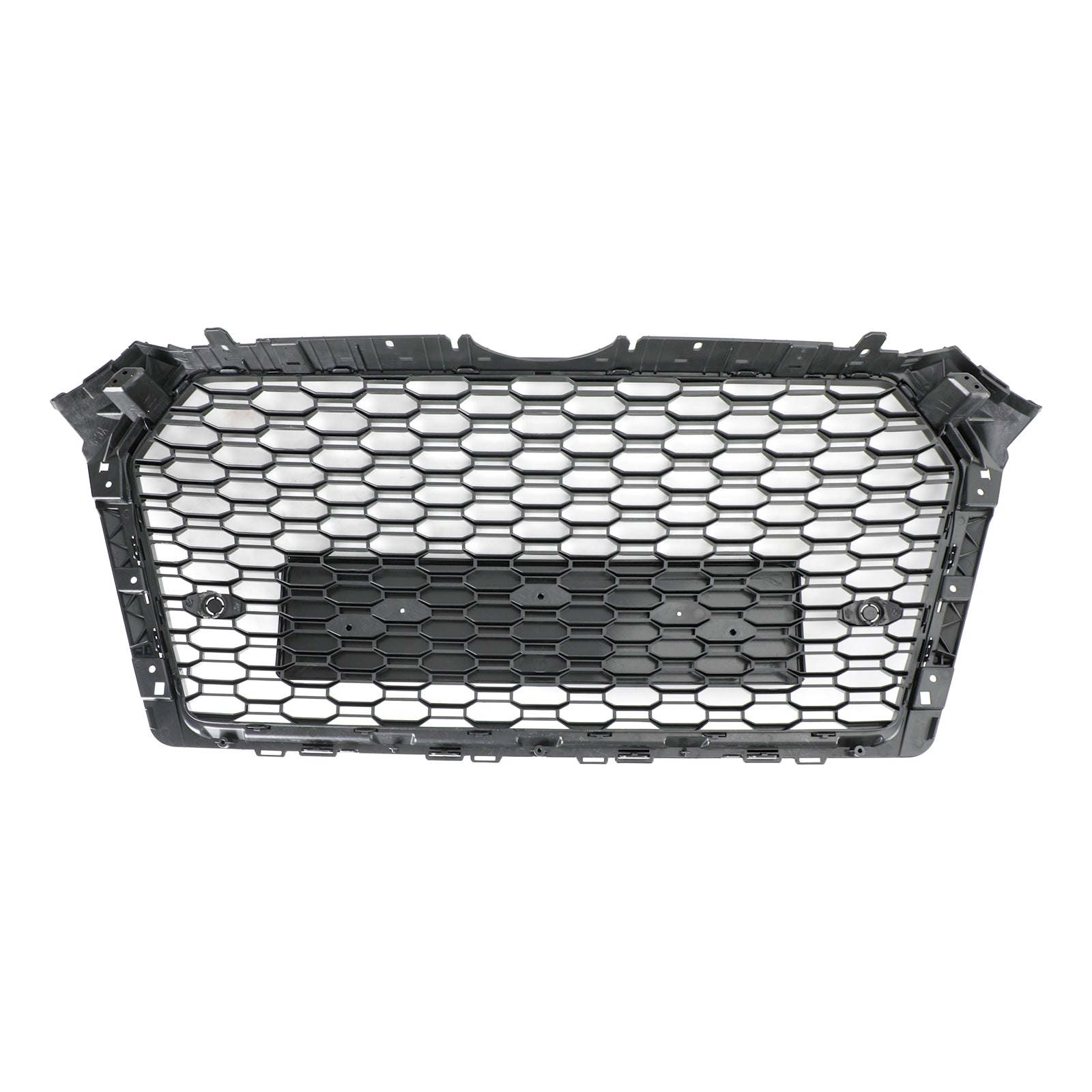 16-19 Audi A4 S4 Front Grille Black RS4 Honeycomb Mesh Hex Style Replacement