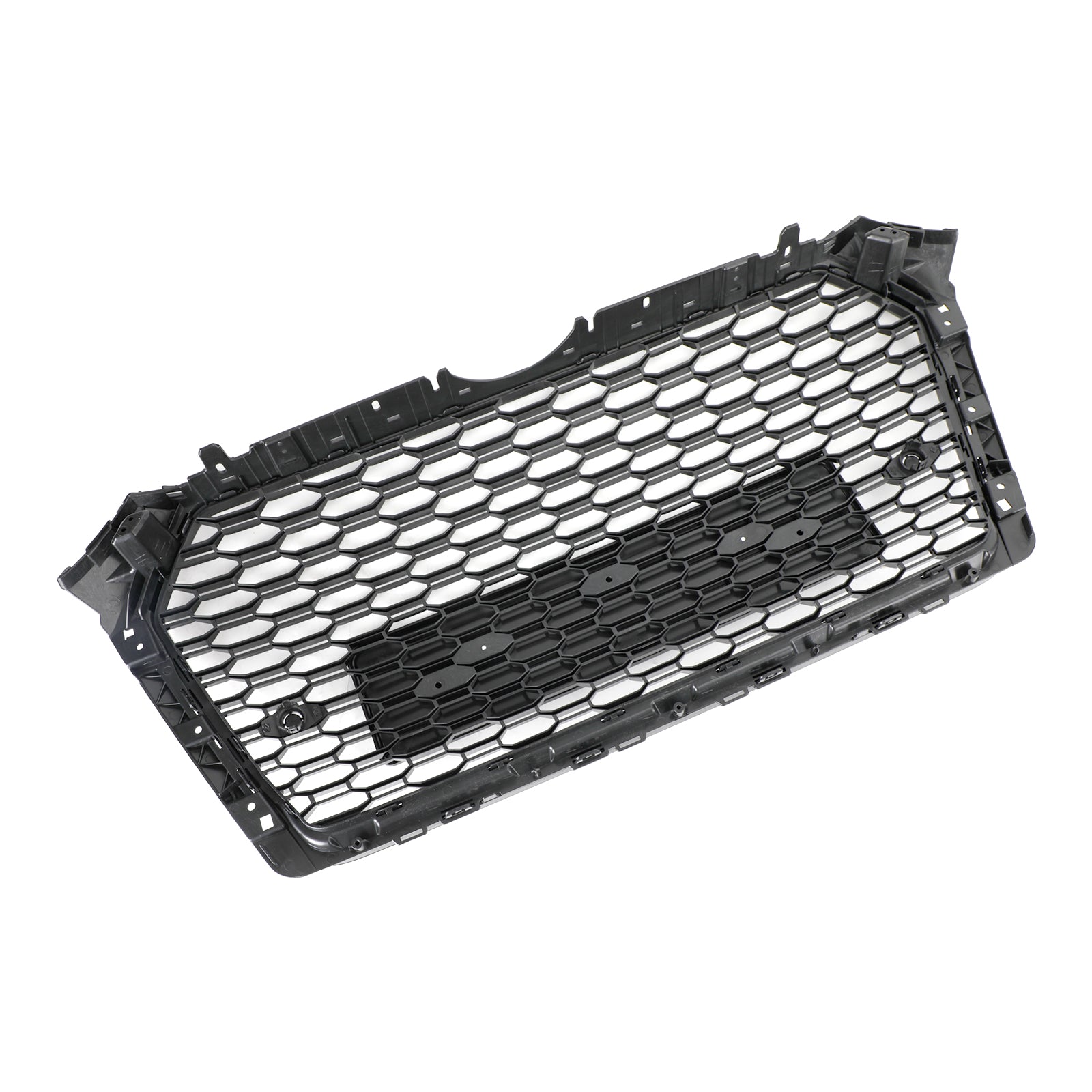 16-19 Audi A4 S4 Front Grille Black RS4 Honeycomb Mesh Hex Style Replacement