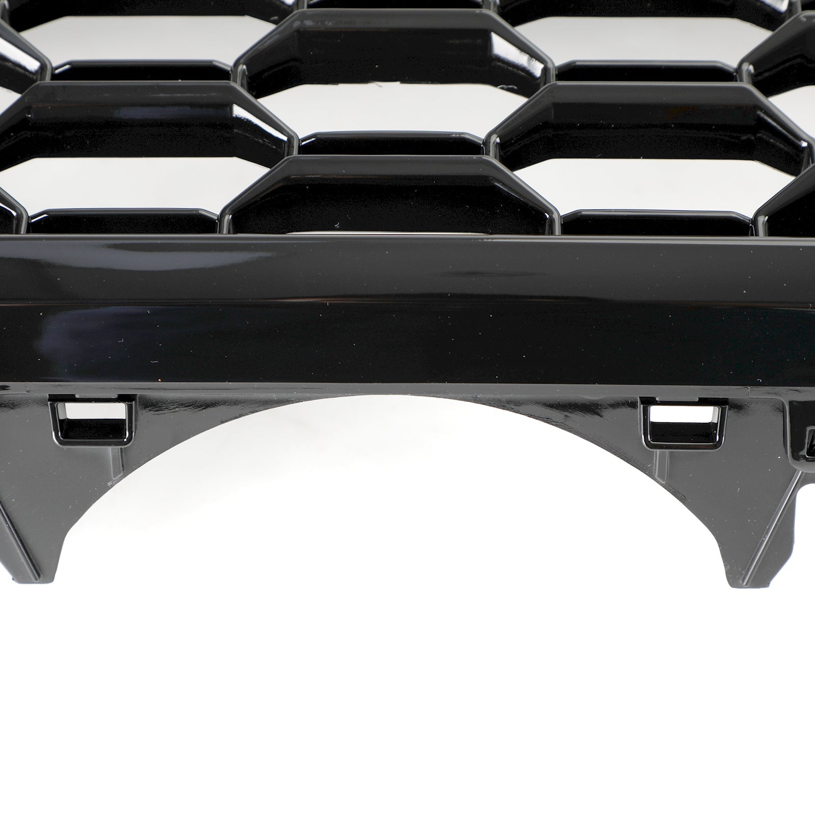 16-19 Audi A4/S4 Black Honeycomb RS4 Style Mesh Hex Grill Replacement Generic